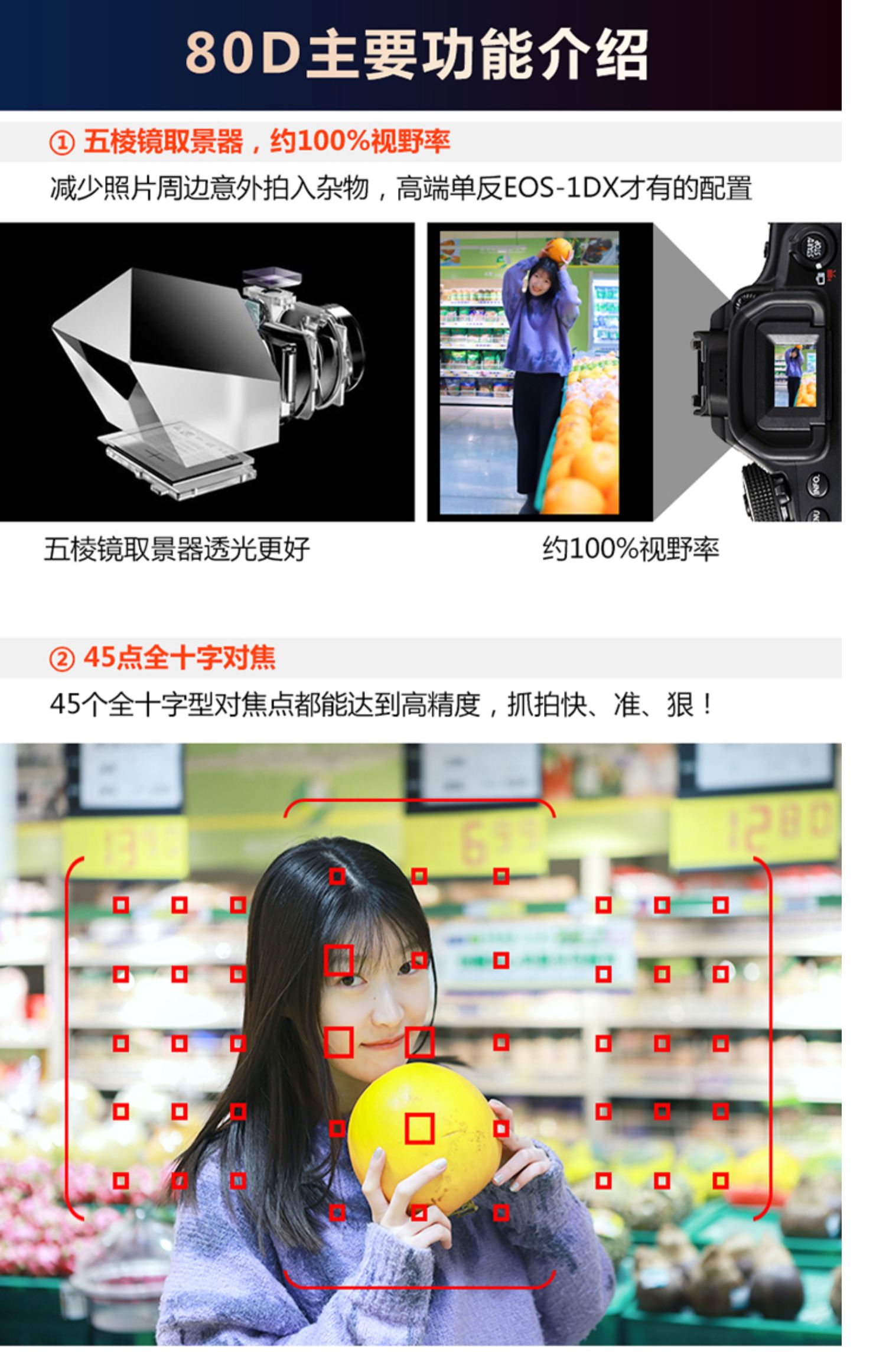 Canon / Canon EOS 80D 18-135USM kit Máy ảnh DSLR tầm trung HD du lịch kỹ thuật số Real Shandong Người thực sự Canon 80d - SLR kỹ thuật số chuyên nghiệp máy chụp ảnh giá rẻ