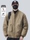 Lightweight down jacket men's autumn and winter 2025 new trendy warm short baseball jacket men's casual jacket
