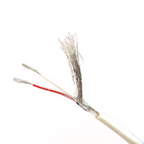 2-core silicone shielded wire 2*30AWG soft TRVVP signal high and low temperature resistance thin outer diameter 2 4mm anti-interference