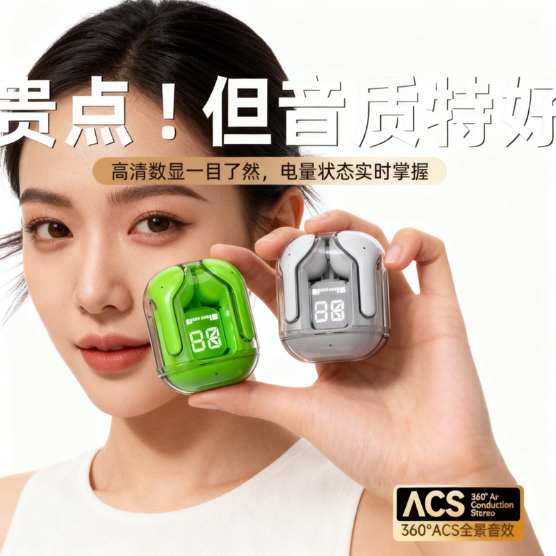 Bluetooth Earphones Display the Second Generation Wireless High-Quality Sound Quality, Are Suitable for Sports and Long Listening Sessions, and Are Compatible with Apple and Android