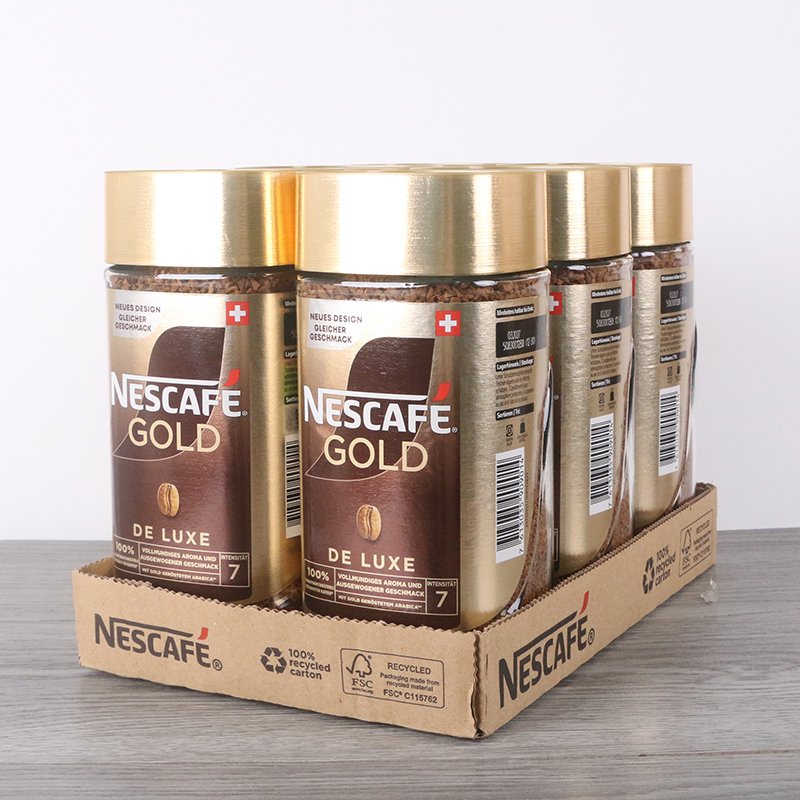 Swiss Imported Nescafe Gold Nestlé Gold Medal Black Coffee Instant No Additives Bottled 200g American Style Swiss Imported Nescafe Gold Nestlé Gold Medal Black Coffee Instant No Additives Bottled 200g American Style