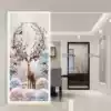 Changhong art glass tree sea elk screen partition living room frosted carved translucent tempered entrance TV background