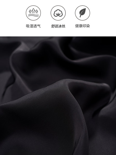 Couple pajamas summer ice silk short-sleeved suit men's thin sexy suspender nightgown women's high-end silk home clothes
