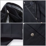 Черные штаны подходит для мужчин и женщин, осенняя рабочая униформа