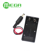 9V battery box with cable dchead 9v laminated square battery buckle plate plug socket