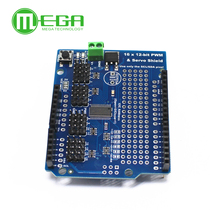 16-Channel 12-bit PWM Servo Shield 16-way steering gear drive module
