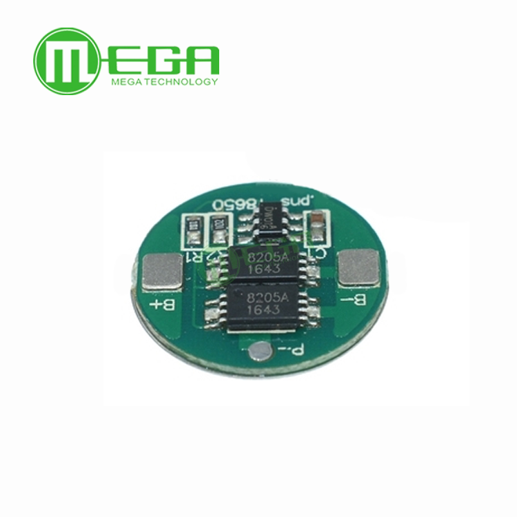 18650 lithium battery universal double MOS protection plate 4 2V 18650 cylindrical charge and discharge protection plate 6A current