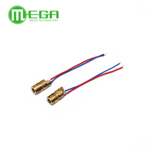  3V 5V LASER HEAD LASER DIODE DOT RED COPPER SEMICONDUCTOR LASER TUBE 6MM OUTER DIAMETER