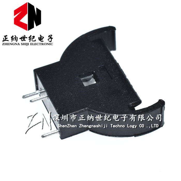 CR2032 CR2052 button battery holder motherboard battery box vertical battery holder in-line BS-5