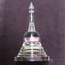  Imported acrylic imitation crystal stupa Stupa pagoda dedicated to the relic can be hidden
