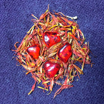  SHAKYAMUNI BUDDHA STUPA TIBETAN SUPPLIES CRYSTAL SOLID 5~10MM