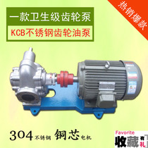 KCB200 300 483 3 633 960 stainless steel gear oil pump high temperature electric explosion-proof self-priming pump