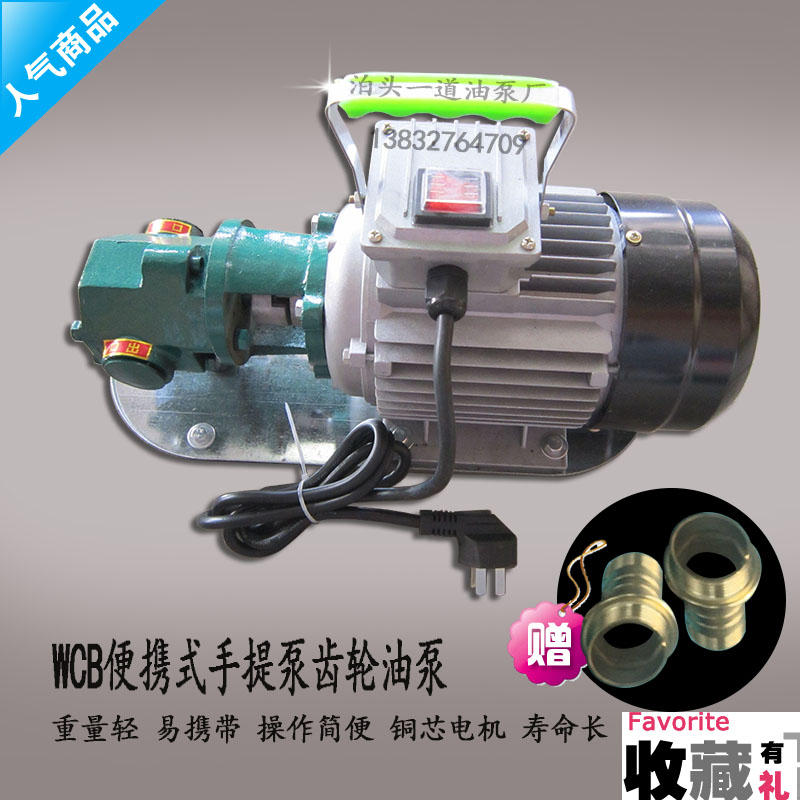 WCB30 50 75 portable small electric oil pumping pump 220V380V home explosion protection gear pump head-Taobao