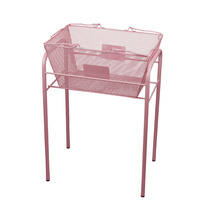Supermarket store portable shopping basket base bracket bracket shopping rack floor-standing shelf beauty store portable basket