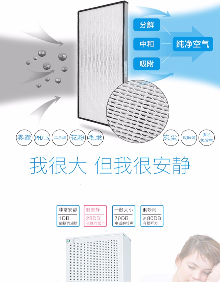 máy lọc không khí và tạo ẩm Máy lọc không khí Yifeng ffu nhà mẫu giáo văn phòng cấp công nghiệp ngoài formald smog PM2.5 bồ hóng máy lọc không khí ion âm ô tô