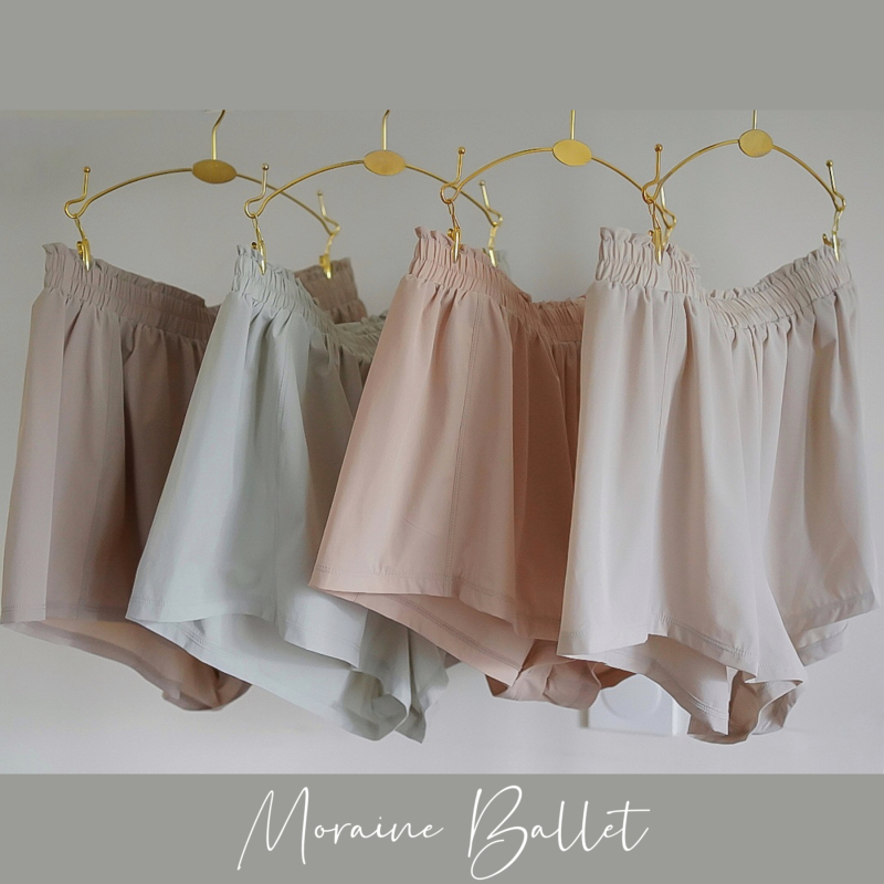 Moraine Ballet Adult Ruffled Elastic Waist Loose Dance Practice Training Skirt Pants Yoga Shorts Moraine Ballet Adult Ruffled Elastic Waist Loose Dance Practice Training Skirt Pants Yoga Shorts