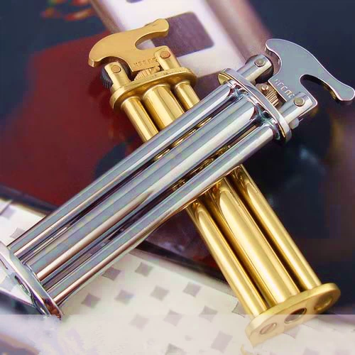 Медная старомодная сверхлегкая ультратонкая креативная портативная зажигалка