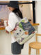 Canvas Bag for Women, Fashionable Casual Bag, Cartoon Large Bag, Handbag, Shoulder Bag, Work Commute Bag, Tote Bag, Canvas Bag