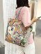 Canvas Bag Women's Handbag Large Capacity Shopping Bag Fashionable Cartoon Kindergarten Children's Clothes Quilt Storage Bag