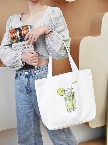 Рабочий милый модный шоппер для отдыха для матери и ребенка, подходит для студента