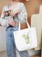 Casual Canvas Bag for Women, Cute and Fashionable Canvas Bag, Casual Work and Outing, College Student Lunch Box Bag, Mommy Handbag