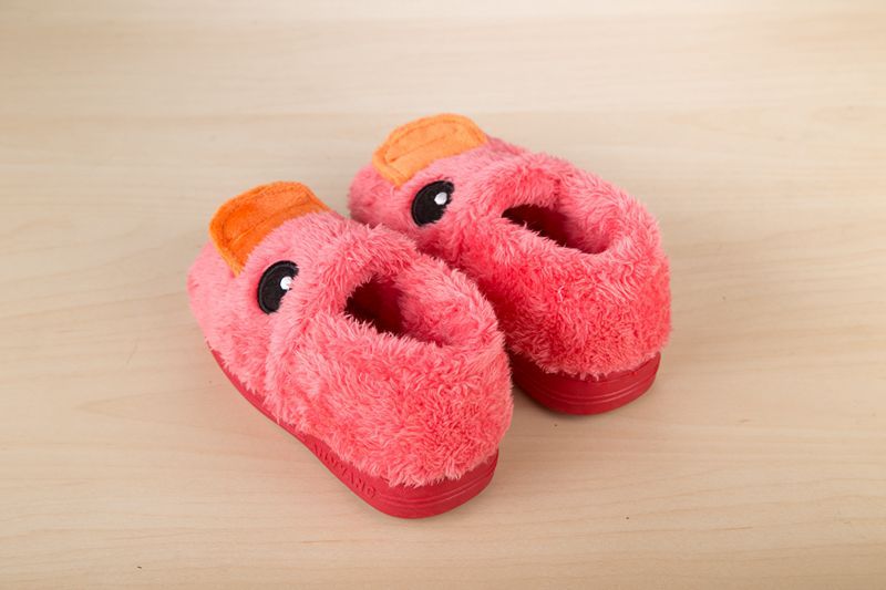 Chaussons enfants en suède pour hiver - semelle caoutchouc - Ref 1006128 Image 13