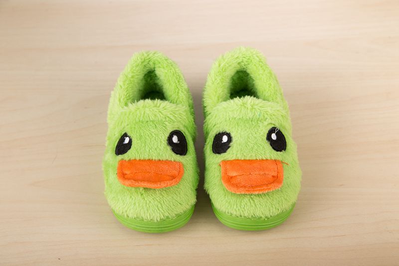 Chaussons enfants en suède pour hiver - semelle caoutchouc - Ref 1006128 Image 15