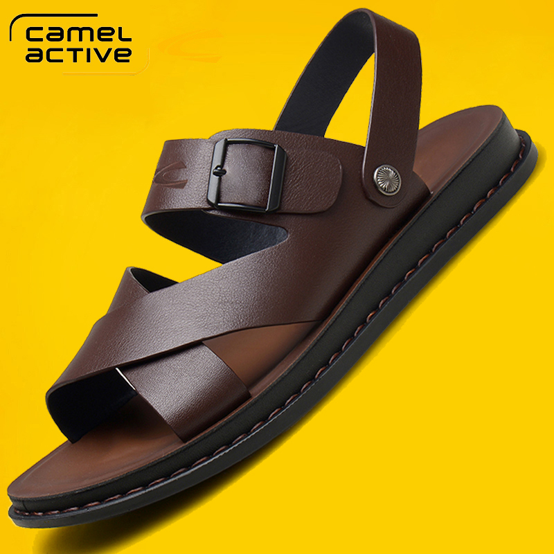 German camel dynamic new sandals men's 2022 summer men's casual beach shoes dual-use Vietnamese sandals trend