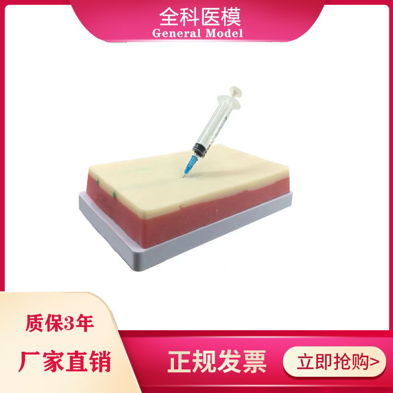 多功能静脉注射模块输液回血肌肉穿刺皮肤模型医用教学培训模具