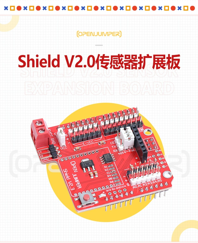 Board mở rộng cảm biến Arduino UNO do openjumper sản xuất cho Arduino