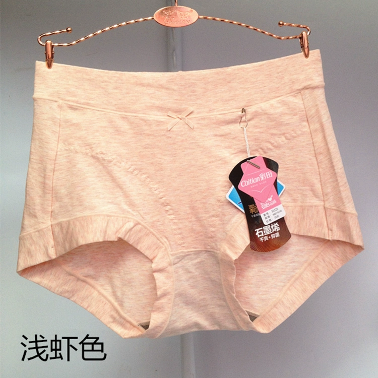 Đồ lót nữ Caiti cotton chính hãng 31223 ở eo cotton 31225 eo cao mới graphene nữ 4 quần lót su