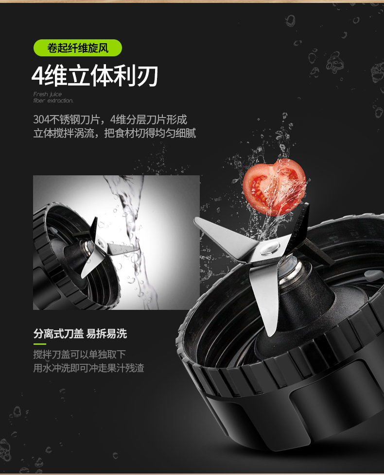 máy ép trái cây philips hr1811 Máy ép trái cây gia dụng Trái cây nhỏ đa chức năng Ergo CHEF Máy ép trái cây JUICER S của tôi - Máy ép trái cây máy ép chậm mokkom