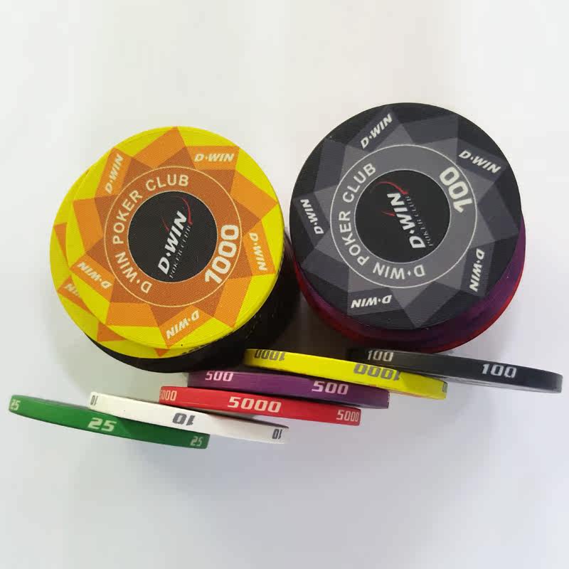 Set to be a ceramic chip coin Texas poker chip 39mm43mm square chip