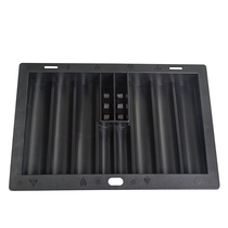 Black plastic dealer special 350 chip plate chip rack chip tray can put 2 decks of poker