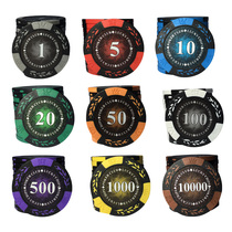 New 14 grams of wheat chips Texas holdem chips baccarat mahjong chips coins can be customized