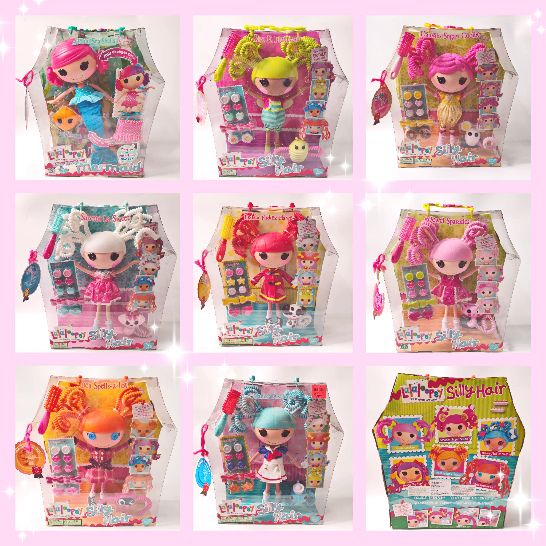 Кукла (mga) Lalaloopsy Lele Angel 32 см — большая в коробке с питомцем и аксессуарами, пластик
