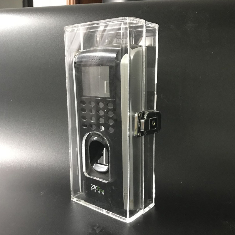 Mid-control F18F7 door Forbidden Machine Full Transparent Waterproof Hood Beating Card Machine Attendance Protection Box Theft Protection With Lock Protective Shell-Taobao