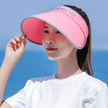 Hat female summer anti-ultraviolet beach sunscreen hat Joker sun hat riding sports outdoor empty top sun hat