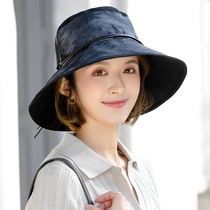 Fishermans hat female summer Japanese basin hat tide sunscreen anti-ultraviolet sunshade hat riding Joker sun hat