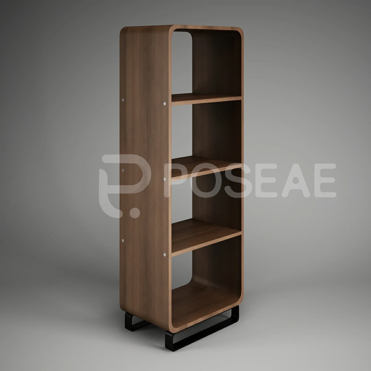 【3D模型】工业风金属底架置物柜-PoseAe