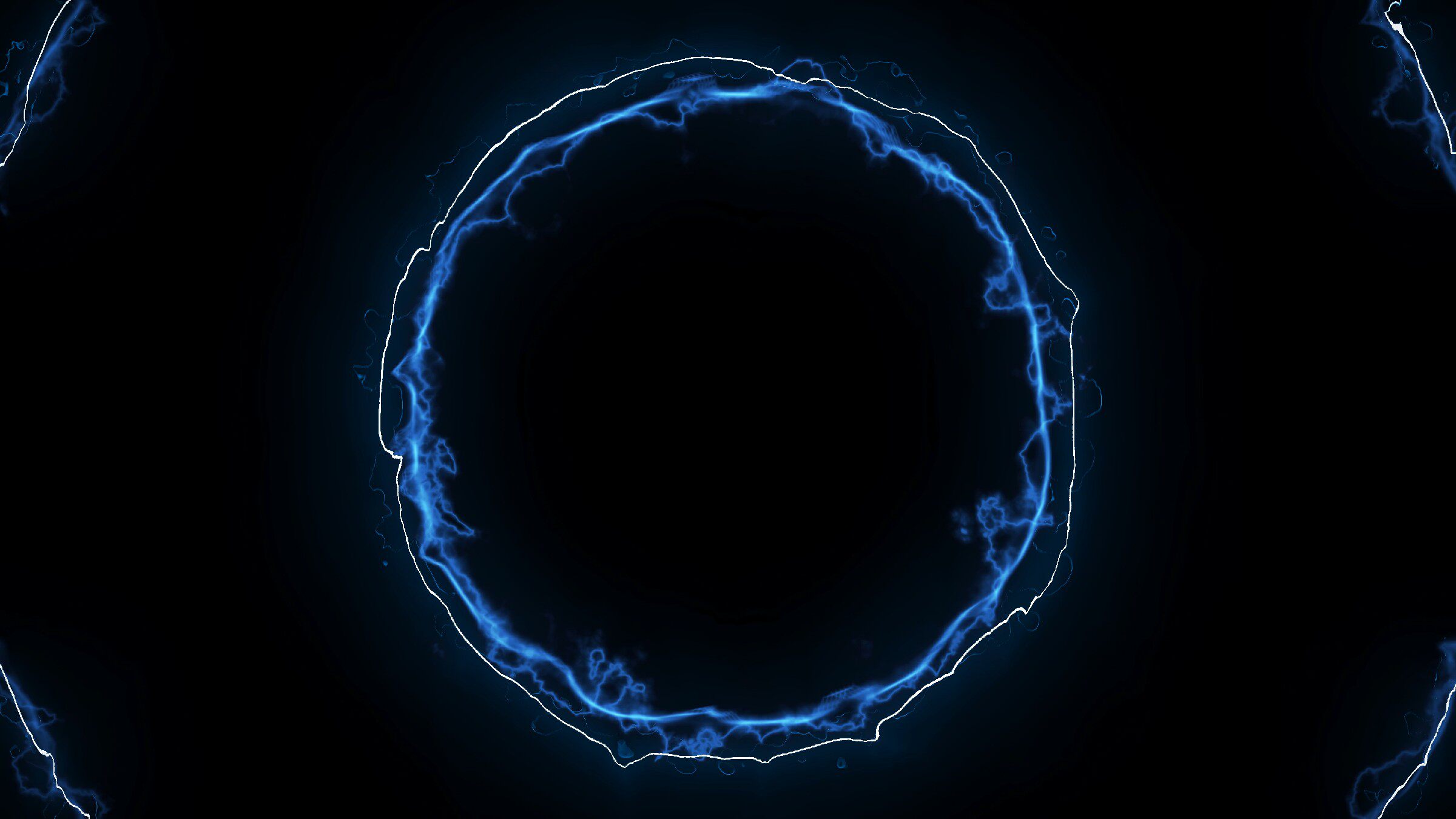 【特效素材】蓝色爆炸电能冲击波-PoseAe