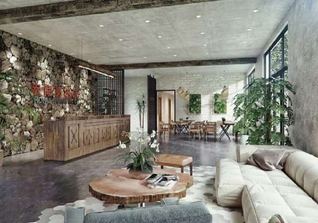 【3D模型】休闲会所大厅 3D 模型-PoseAe