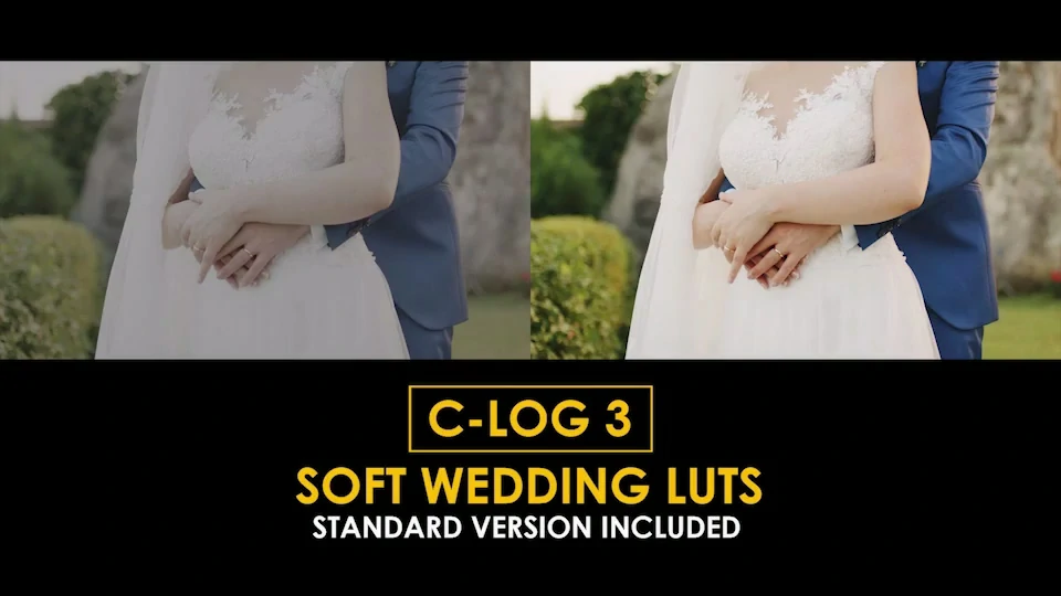 【调色Luts】柔和婚礼 C-Log3 色彩分级 LUT 包-PoseAe