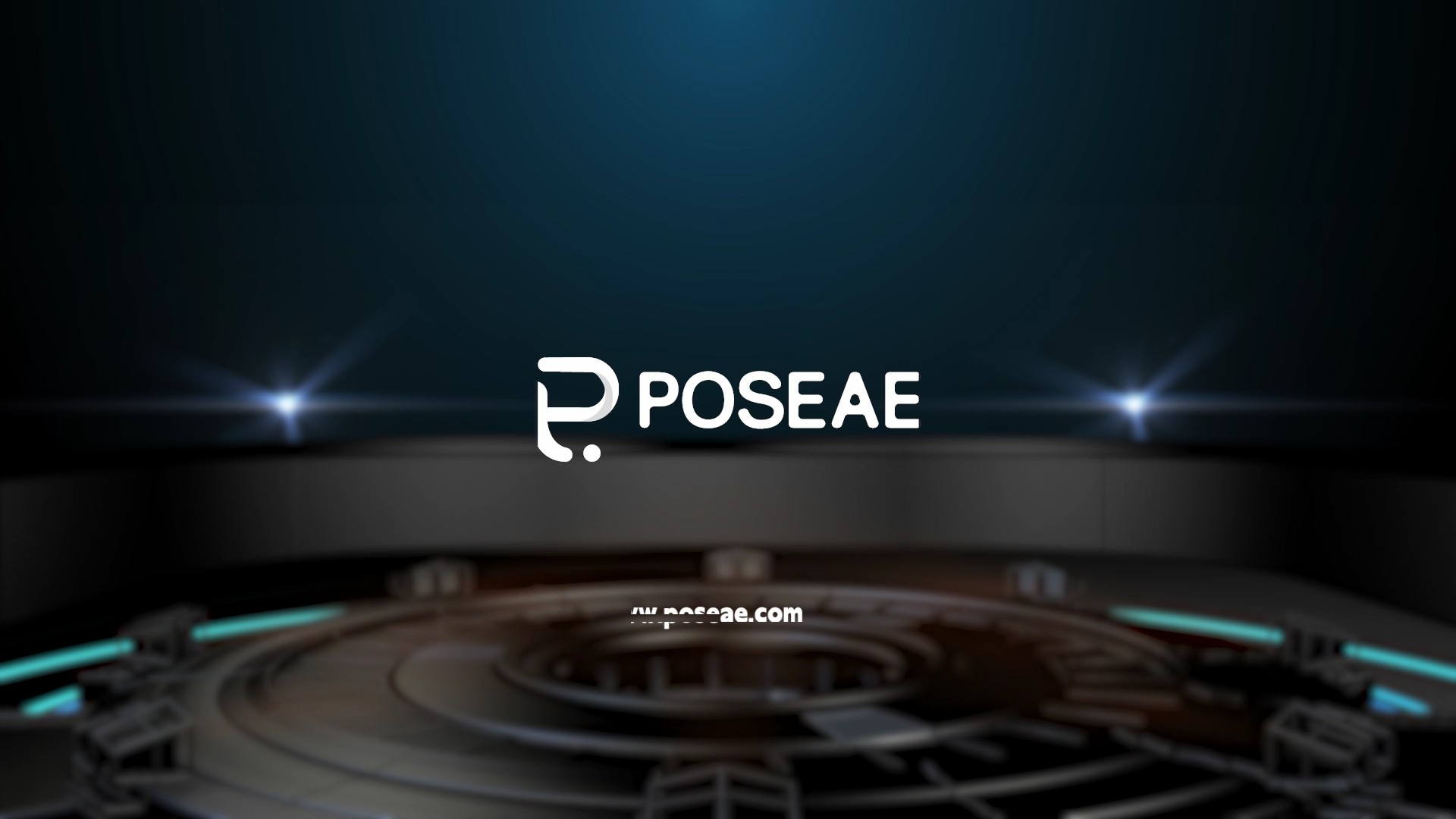 【PR模板】大气探照灯LOGO片头-PoseAe视频创意库-PoseAe