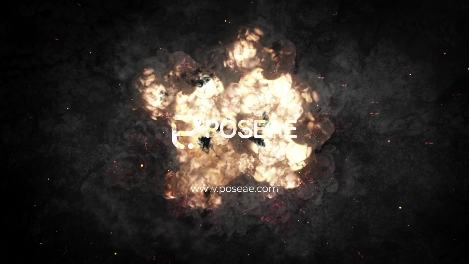 【PR模板】爆炸LOGO动画模板-PoseAe视频创意库