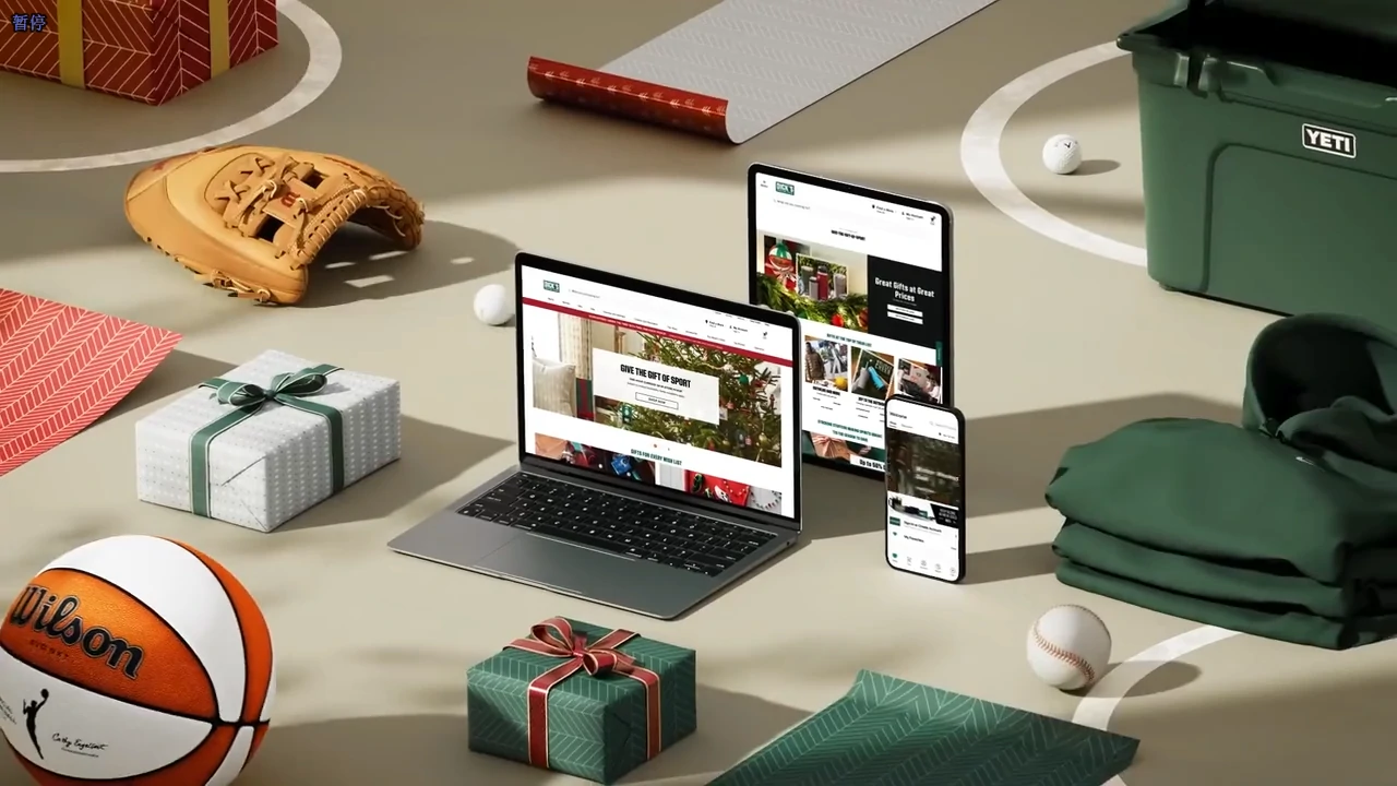 图片[1]-C4D 圣诞购物动态视频教程 【Redshift渲染】-PoseAe视频创意库