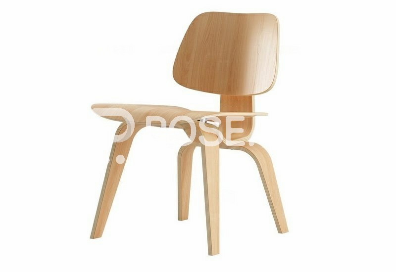 图片[1]-【3D模型】浅木简约椅 3D 模型-PoseAe视频创意库