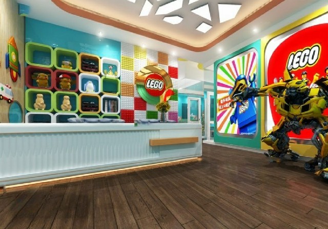 【3D模型】乐高主题儿童大厅 3D 模型-PoseAe