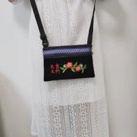 Этническая сумка через плечо, мобильный телефон для пожилых людей, кошелек, прямая поставка с фабрики, этнический стиль, для среднего возраста, с вышивкой