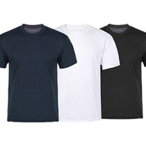 Solid color physical fitness clothing top summer physical training clothing suit round neck short-sleeved T-shirt breathable and comfortable outdoor sports